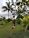 'Skateboard' pendant - Gold plated