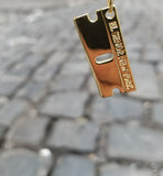 'Razor Blade' pendant - Gold plated
