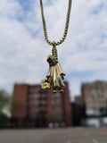 'Hanging Klansman' gold plated