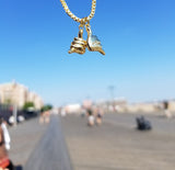 'Shaka' Pendant gold plated