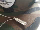 'Skate Dad' Skateboard pendant - .925 Sterling Silver
