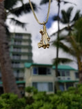 'Hanging Klansman' gold plated