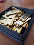 'Razor Blade' pendant - 10K Solid Gold