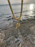 'Shaka' Pendant 10k Solid Gold