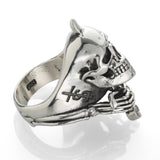 'Skull And Sword' ring - .925 Sterling Silver
