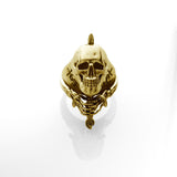 'Skull And Sword' ring - Gold plated
