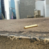 'Parking Block' pendant - 14K Solid Gold