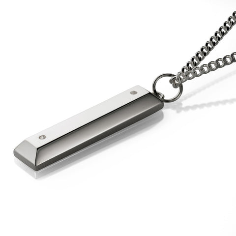 'Parking Block' pendant - .925 Sterling Silver (Cuban)