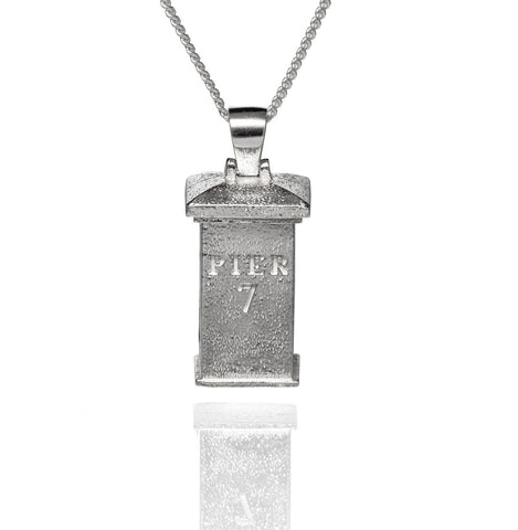 Pier 7 'Destination Block' .925 Sterling Silver