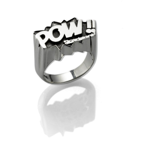 'POW!!' ring - .925 Sterling Silver