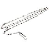 'Stevie Williams' rosary - Rhodium plated