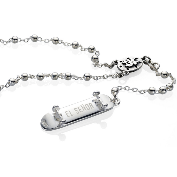 'Stevie Williams' rosary - .925 Sterling Silver