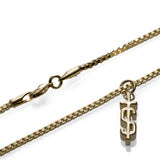 'S-Cross' Pendant - Gold Plated