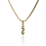 'S-Cross' Pendant - Gold Plated