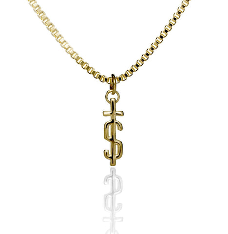 'S-Cross' Pendant - Gold Plated