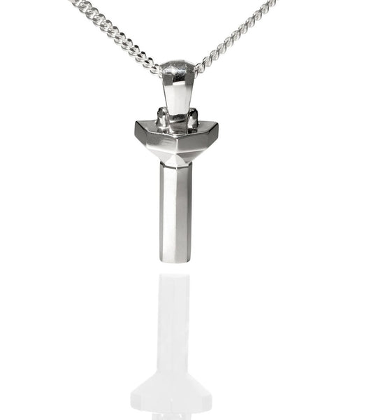 'South Bank Pillar' Rhodium Plated