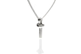 'South Bank Pillar' Rhodium Plated