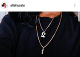 'S-Cross' Pendant - Gold Plated