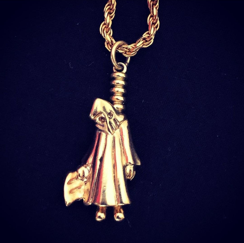 Hanging Klansman' 14k Solid Gold – El Señor