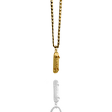 'Skate Dad' Skateboard pendant - 10K Solid Gold