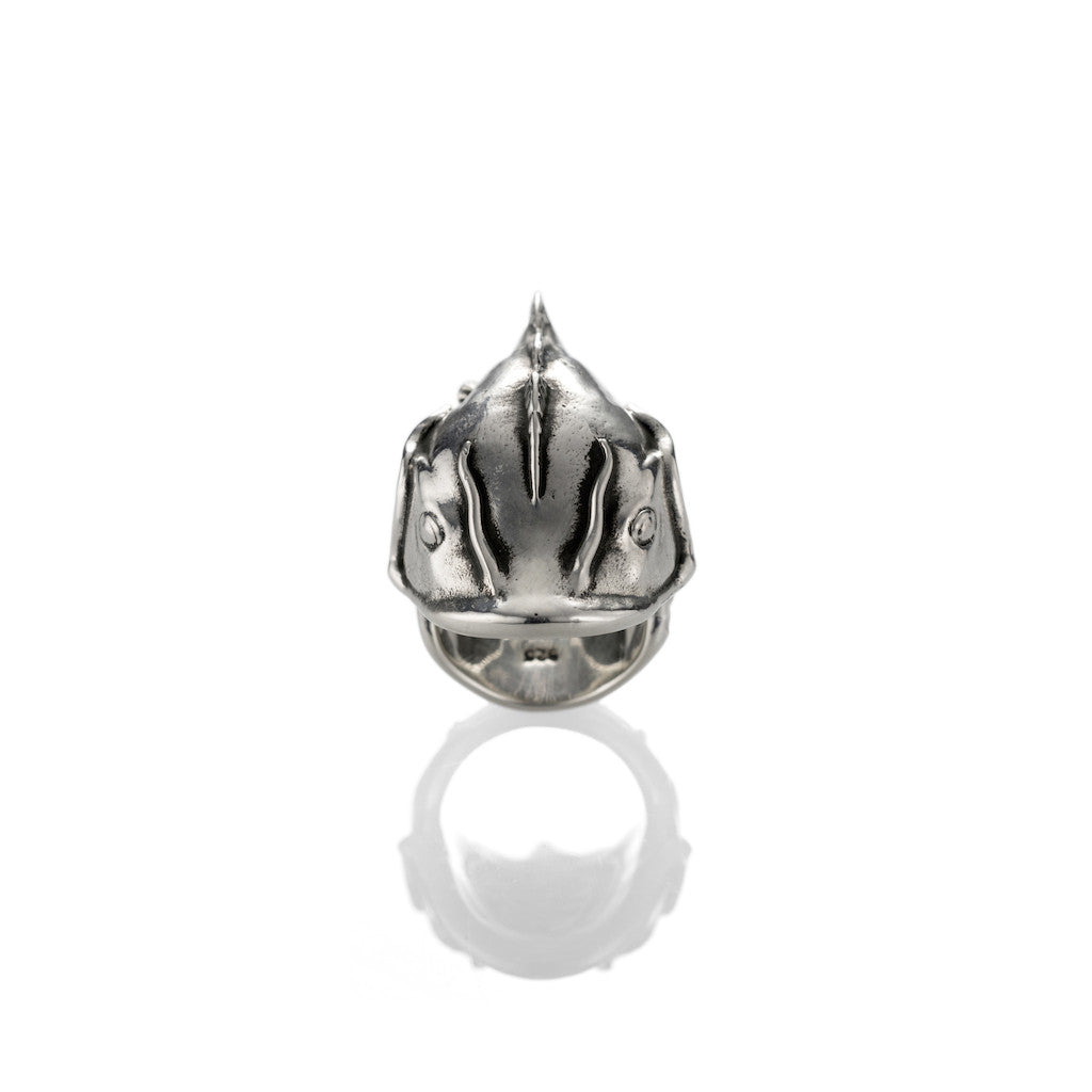 Yelawolf 'Catfish Billy' Ring .925 Sterling Silver 13