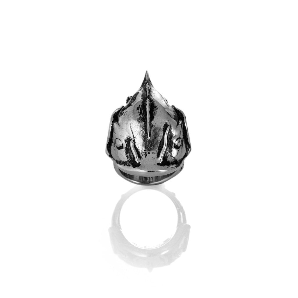 Yelawolf 'Catfish Billy' ring - Rhodium Plated – El Señor