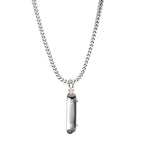 'Skateboard' pendant - Rhodium plated