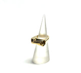 'The 7 EMB' ring- Gold plated