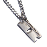 10k or 14k VS Diamond 'Razor Blade' pendant White Gold