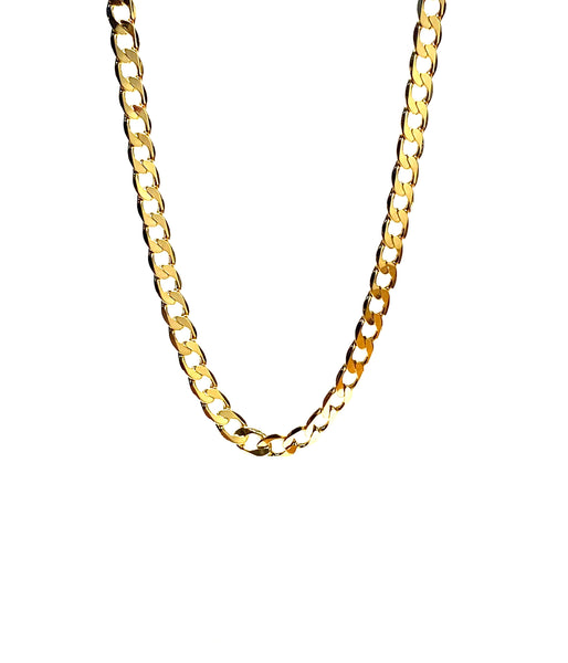 5mm 30in. Cuban/Curb Gold Plated Chain
