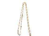 'Figaro' 2.6mm 14k solid gold chain