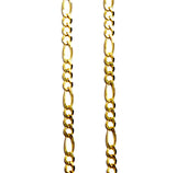 'Figaro' 2.6mm 14k solid gold chain