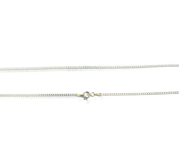 1.8mm Cuban/Curb Necklace .925 Sterling Silver