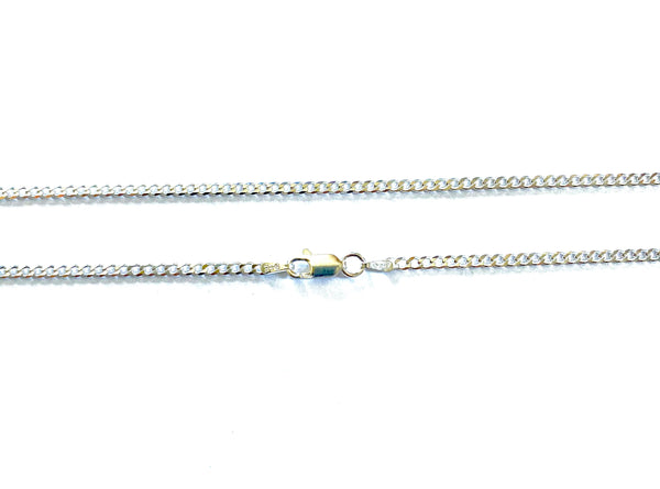 2.6mm Cuban/Curb Necklace .925 Sterling Silver