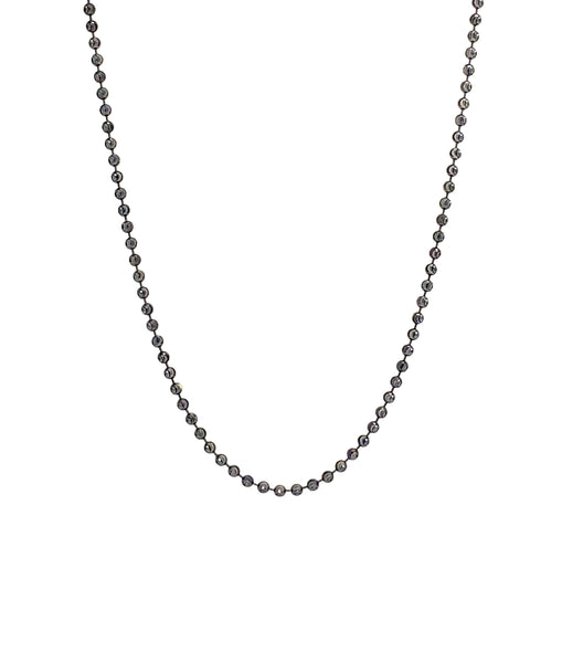 Black ‘Beaded’ 18in. Necklace