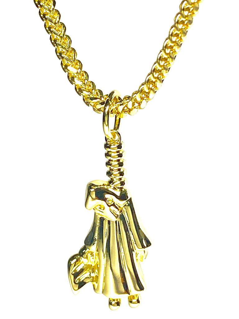 'Hanging Klansman' gold plated El Señor