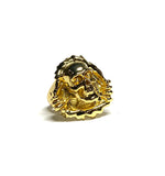 'Ripper' ring - Gold plated