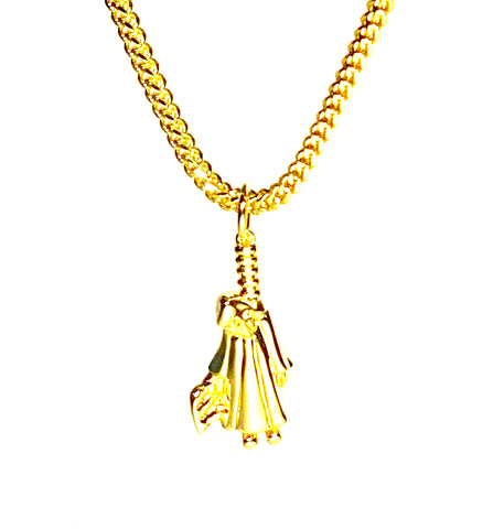 'Hanging Klansman' gold plated