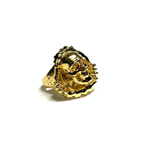 'Ripper' ring - Gold plated