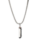 'Skateboard' pendant - Rhodium plated