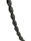 5mm 36in. Rope Black Rhodium Plated