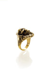 'Ripper' ring - Gold plated