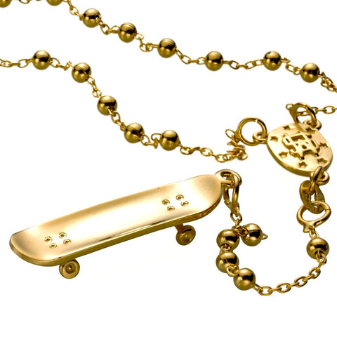 'Stevie Williams' rosary - Gold plated